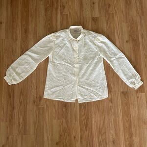 Vintage SM Collection Eyelet Blouse